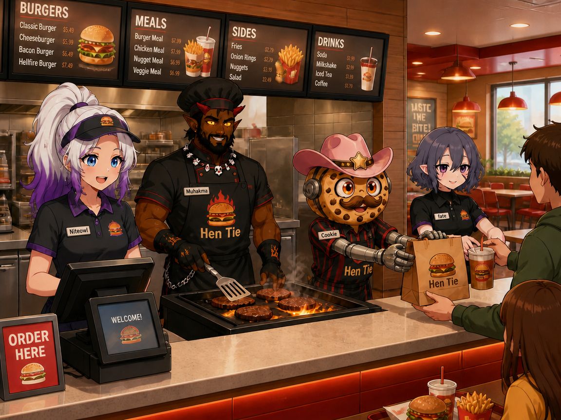 MuhakmaDKnight's tweet photo. Hey folks! ill be live in 30 mins with some fast food simulator with Cookie, Fate, and owl! I hope to see you there and troll us while we troll each other. <3 check out my linktree to see where im streaming and my other socials https://t.co/H2rbLDHMSm