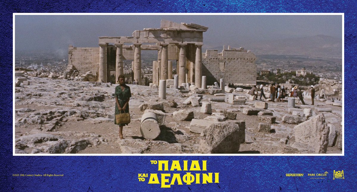 RepertoryGR's tweet photo. Ο κύκλος των αθηναϊκών προβολών της ταινίας "Το Παιδί και το Δελφίνι" ολοκληρώνεται απόψε! Στις 18:30, στην επίσης ιστορική αίθουσα του STUDIO. Ευχαριστούμε τους χιλιάδες θεατές που παρακολούθησαν το φιλμ στην πλήρη μαγεία του CinemaScope κάδρου. https://t.co/3hxuoyUO6Q https://t.co/79plk5qBiU