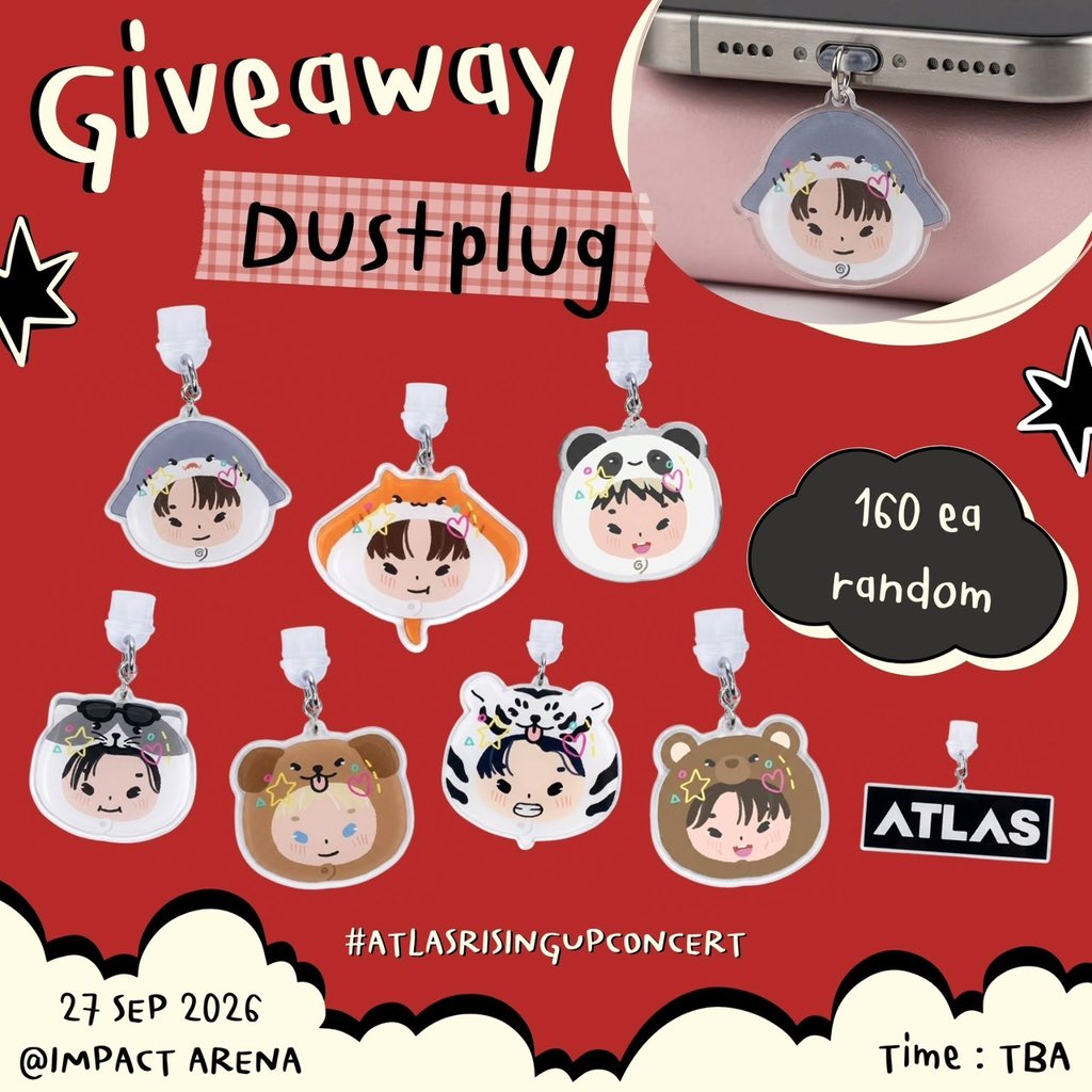 rraiiinss's tweet photo. ✩ 𐙚 .°˖✧ Giveaway ✧˖°. 𐙚 ✩

Dustplug random 160 ea.- 

🗓️ : 27 SEP 2026
🌏 : Impact Arena 
⏰ : TBA

by : @jmuse_z @rraiiinss @Wannapha_58 

กอว.ครั้งแรกก มารับน้องกันเยอะๆนะค้าบบบ 🥺🫶🏻✨🤏🏻

#ATLASRisingUpConcert
#ATLASConcert2026
#ATLASth #ATLAS_th 
#GiveawayALIS https://t.co/AzxyZ7LYGI