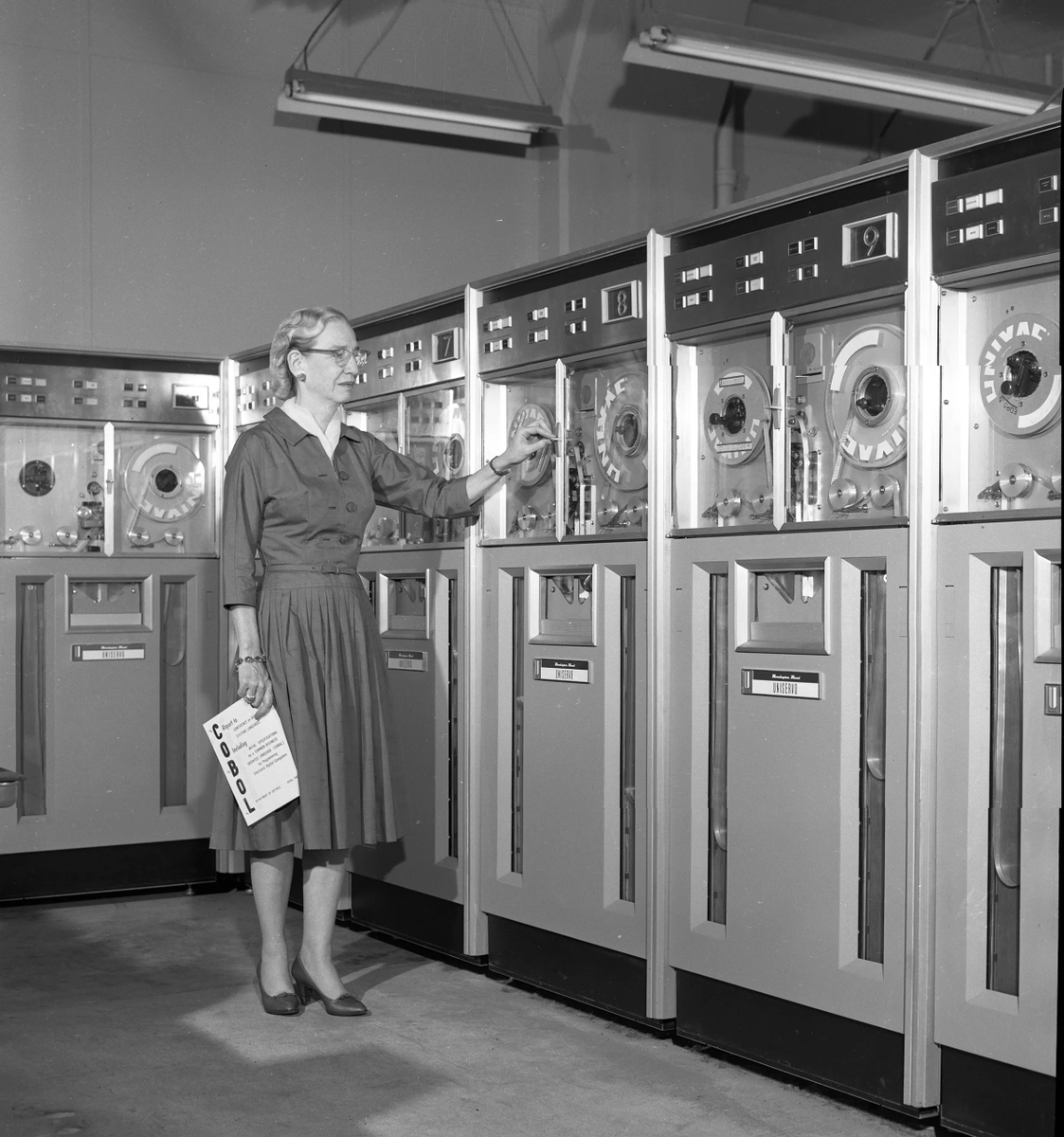 anishmoonka's tweet photo. Grace Hopper built the first program that let a computer translate human instructions into machine code, and then spent two years failing to get anybody to use it.

Her account of the reaction is worth quoting exactly. She had a running compiler, nobody would touch it, and they carefully told her that computers could only do arithmetic and could not do programs.

That was 1952, and it took two years of demonstrations before her own company's management accepted the thing worked. The idea underneath it sounds obvious now and was heresy then. Programming at the time meant writing instructions the machine could execute directly, in numeric codes, by hand. Hopper thought the machine should do that translation itself, so a person could write something closer to English and let the computer convert it.

When she proposed going further and using actual English words, she was told very quickly that she could not, because computers did not understand English.

Her reasoning was about who gets to use a computer. Very few people think naturally in symbols, she said, and the ones who do become mathematicians. Everyone else finds it easier to write a sentence.

She built it anyway. Her English-language compiler became the foundation of COBOL, which ran business, banking and government systems for decades and is still running some of them.

Every programming language since sits on the principle she was told was impossible. A machine can be handed instructions written in a language made for people, and do the translating itself.

She retired from the US Navy as a rear admiral. They named a destroyer after her.

https://t.co/gI4dhz8ptq