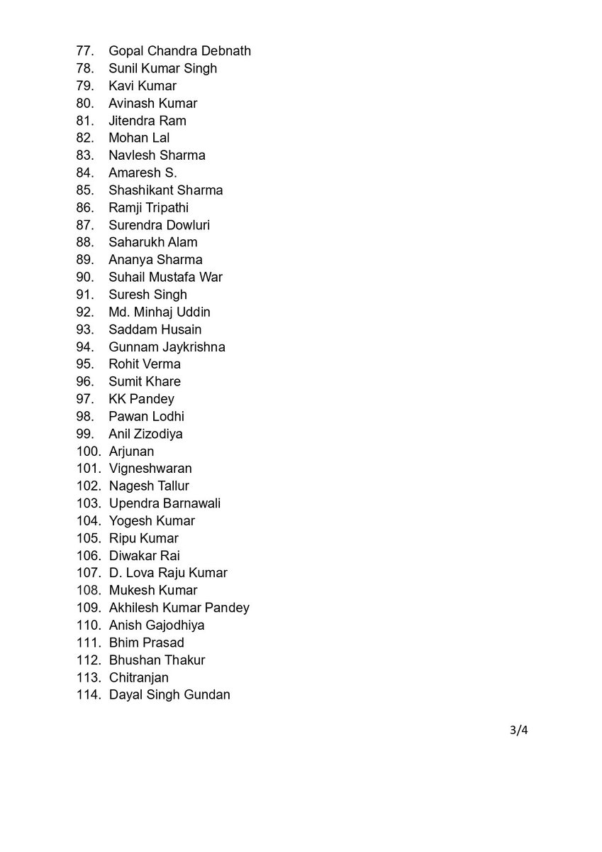MEAIndia's tweet photo. Update on Indian Nationals rescued in Nepal as of 1730 hrs on 30 August, 2026 

Indians rescued : 149 

Please see names below ⬇️