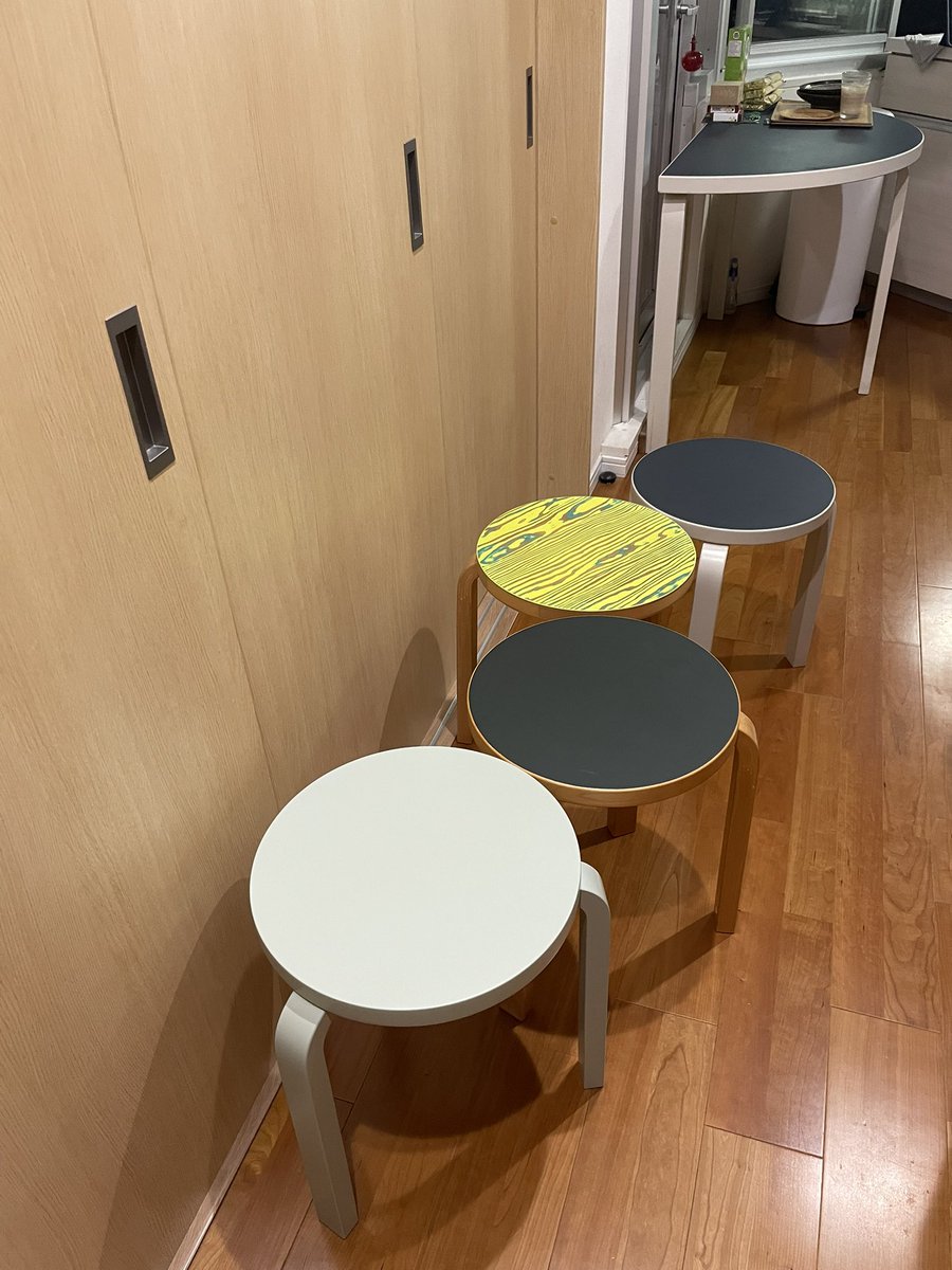 スツール 60 グリーン ラッカー 公式】Artek（アルテック）- スツール