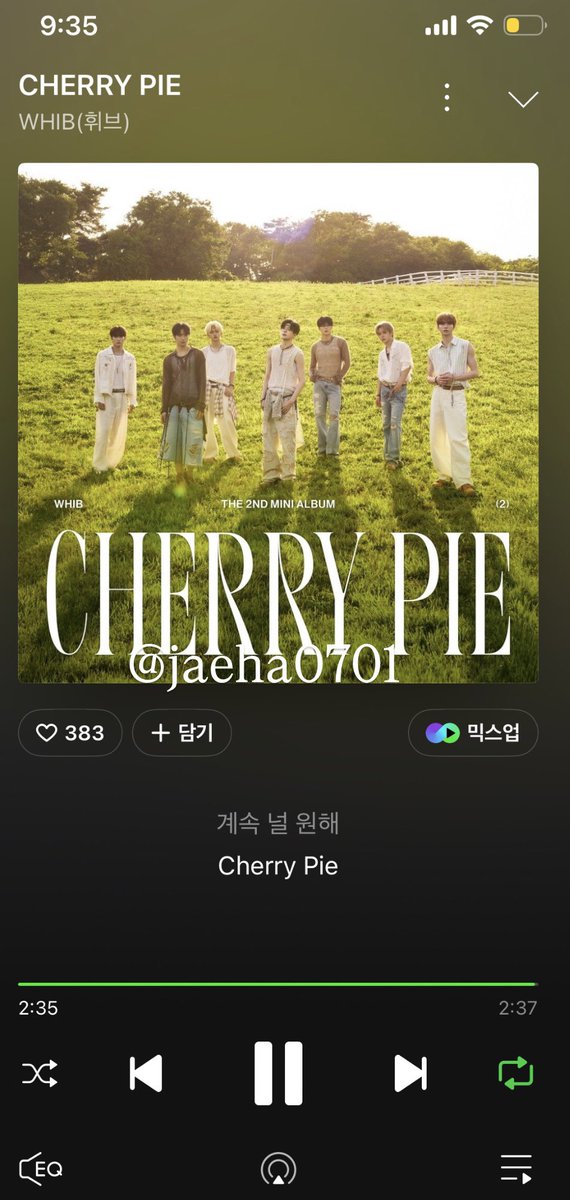 jaeha0701's tweet photo. #WHIB #휘브
#CHERRYPIE #WHIB_CHERRYPIE #CHERRYPIE_STREAMING https://t.co/QoWzwfItKt