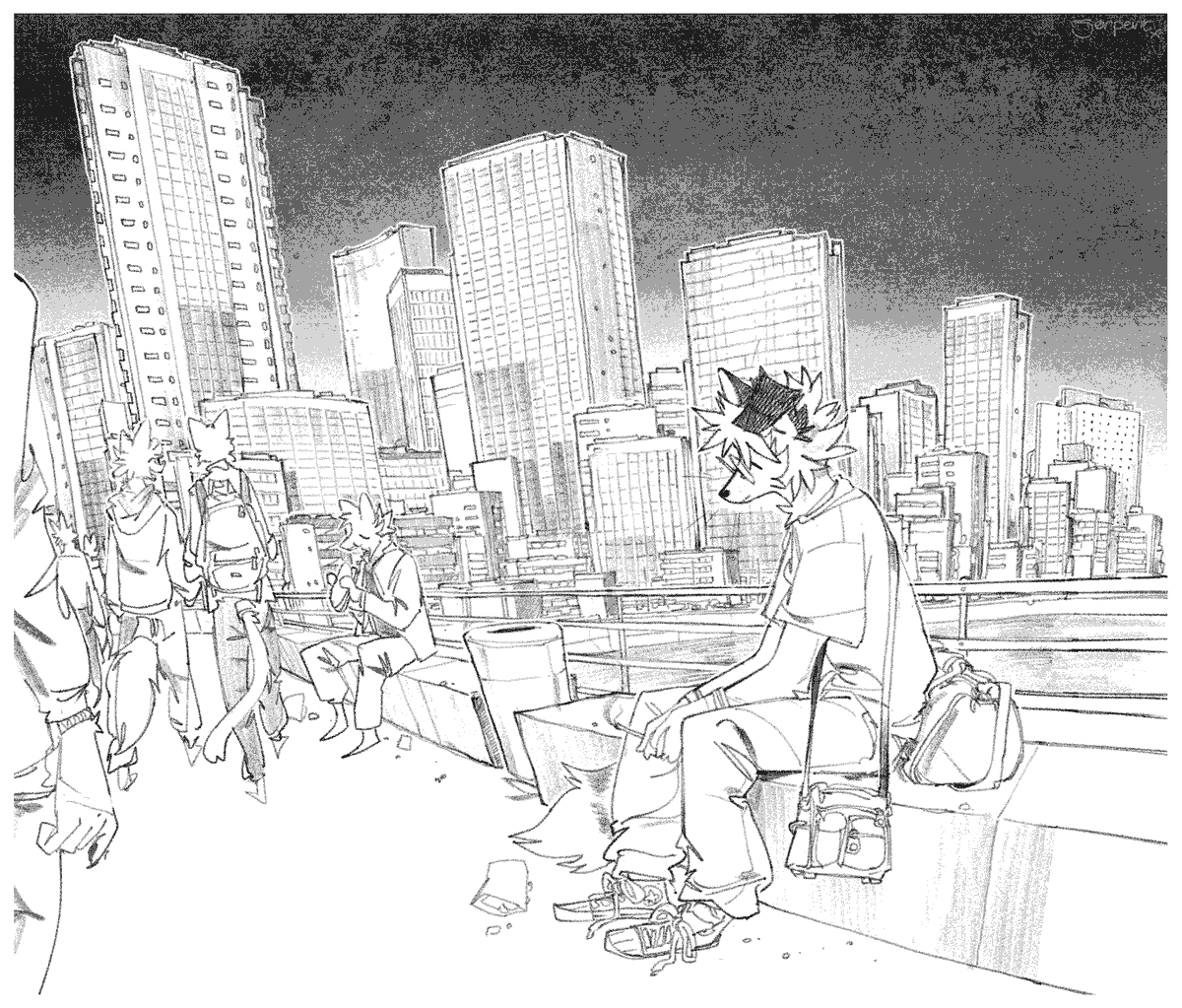Serpent____x's tweet photo. he sits https://t.co/hXI2UpPumc