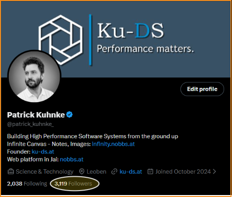 patrick_kuhnke_'s tweet photo. Over night it happened, crashed 3,1k followers 🥳

Thank you everyone for the awesome engagements.

Let's goooo! 🚀 https://t.co/khHKn3RJOb
