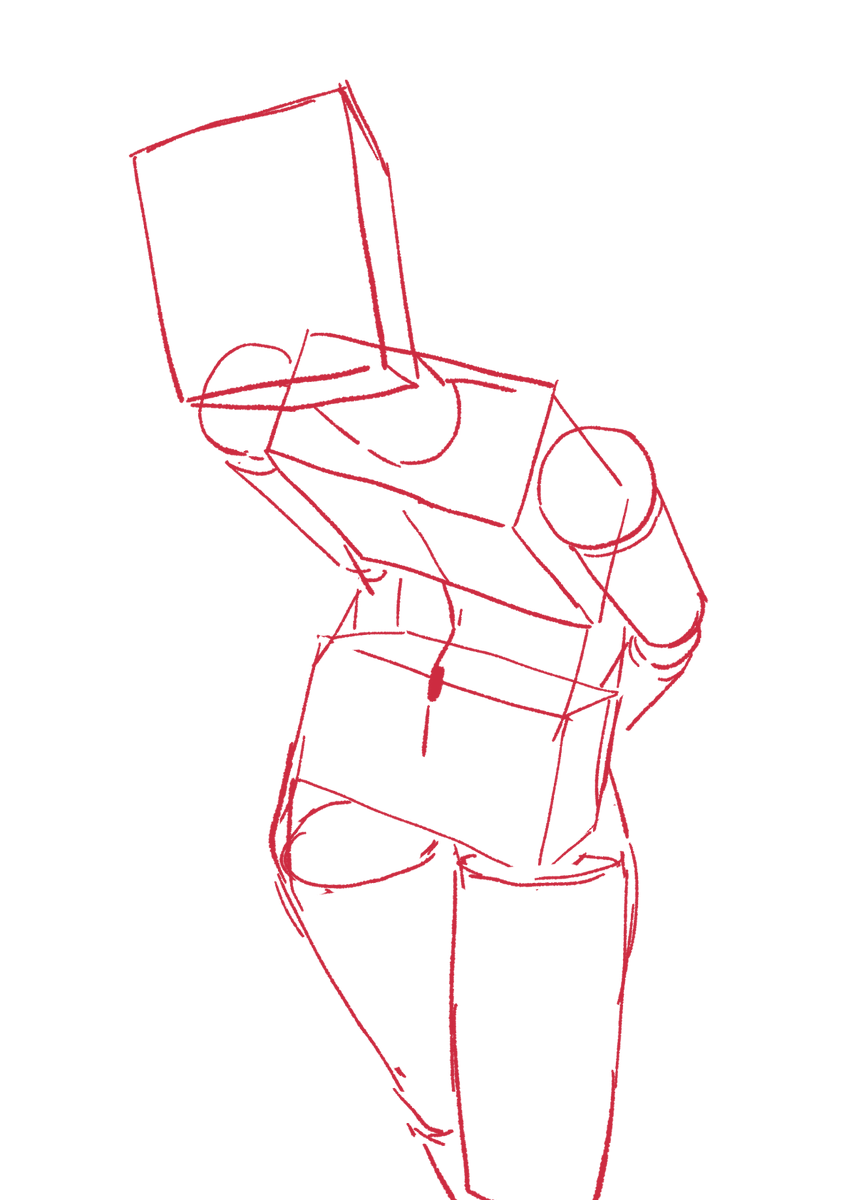 KakoKitto's tweet photo. Pose from imagination sketch https://t.co/5v46AhZrUY