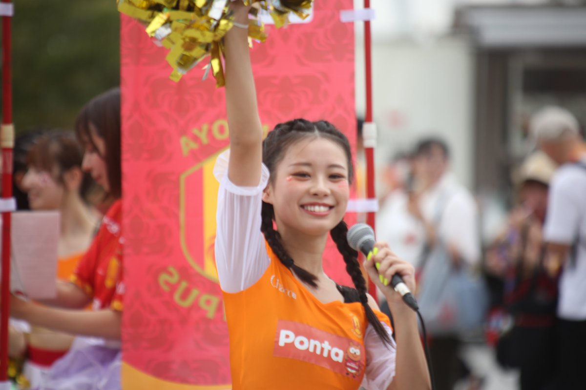 0809_unyo's tweet photo. #チアグラ　#チアグランパス　#トヨスタ　#グランパス　#シャチの大祭典　#ウエルカムパフォーマンス　#rii https://t.co/MlNqV84sc1