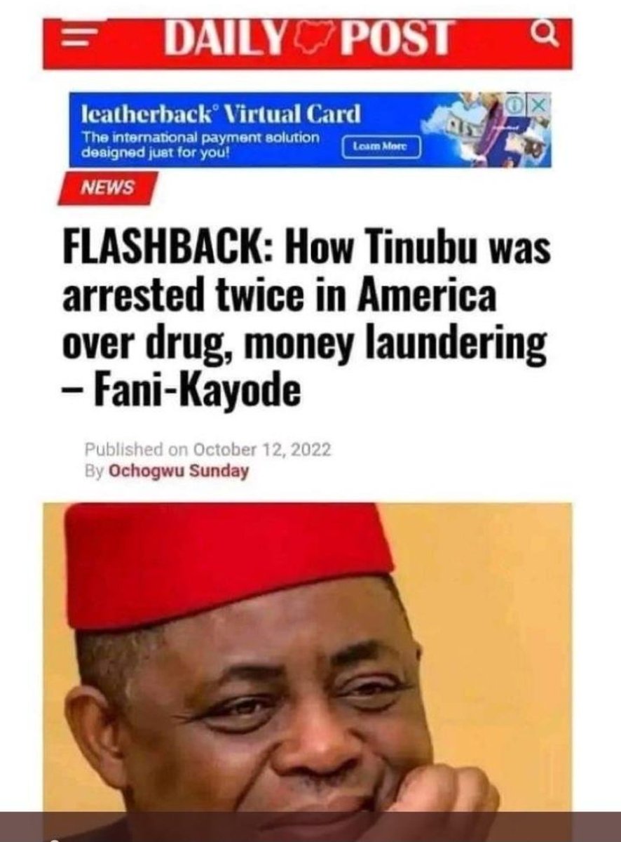 mickoly's tweet photo. How the mighty has fallen, a lot of them told the truth back then, but now stomach infrastructure would not let them.

So he knew how Tinubu was arrested twice in the past? https://t.co/A3Nh7e2xre