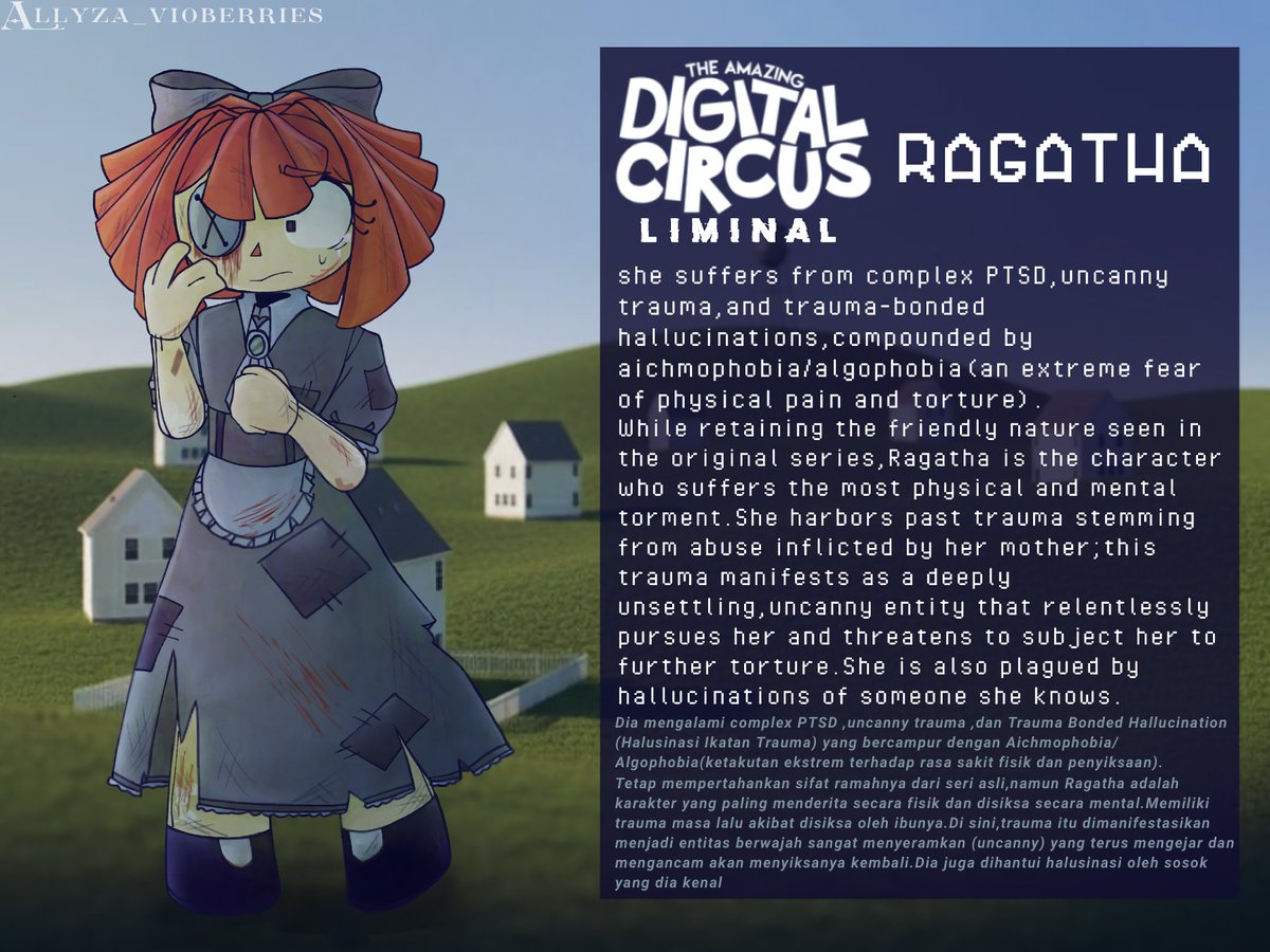 Allyzvibe's tweet photo. TADC LIMINAL AU//
I made their character profiles, from their nature to their psychology.
(They Can't be abstract)

Btw... Part 3 of the comic is still coming soon
#tadc #TADCㅤ #caine #pomni
#tadcragatha #jax #tadccaine #theamazingdigitalcircus #tadcau https://t.co/YfFQGczDZN