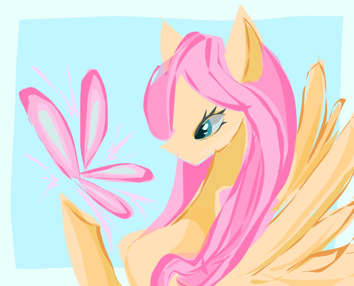 nafanyaoo's tweet photo. fluttershy my little pony #mlp #art https://t.co/Hhepnb5YRt