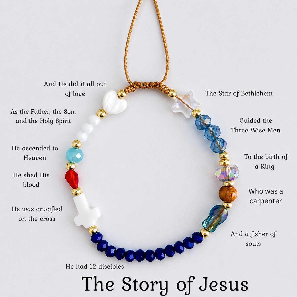 Cleanlivo's tweet photo. Share a small reminder of faith with more than one person. Bundle options make this Story of Jesus bracelet easy to give to church friends, prayer groups, family members, or Sunday school teachers. Choose your quantity and order today.
