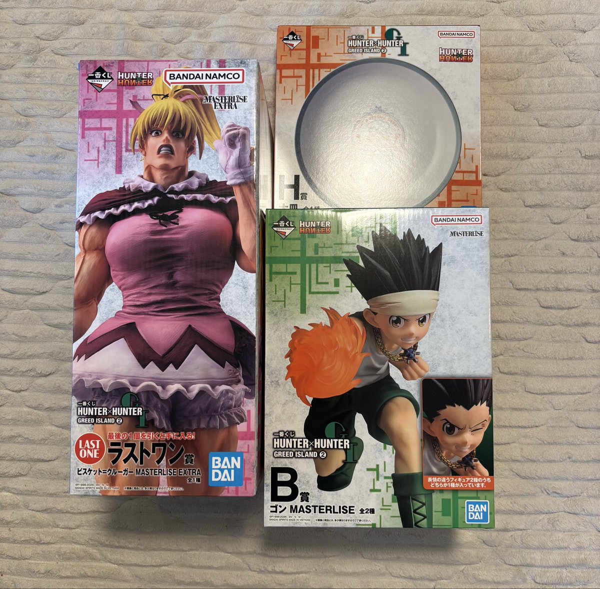 M191115k's tweet photo. 【交換】
ハンター×ハンター 一番くじ HUNTER×HUNTER GREED ISLAND グリードアイランド

譲)  画像1、2

求) 今弾、過去弾HUNTER×HUNTER フィギュア、下位賞

厳しいと思いますが、お気軽にお声かけください！

お断り♡ https://t.co/9XaOJqU1O0