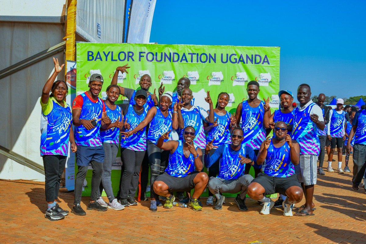 bayloruganda's tweet photo. WE RUN WITH PURPOSE. 
@bayloruganda showed up at the #CancerRunUg26 to stand together in the fight against cancer and reaffirm our commitment to promoting health and saving lives.
A big thank you to @RCkasangati for warmly welcoming us and hosting us in their tent. https://t.co/N6eNXrjJBV