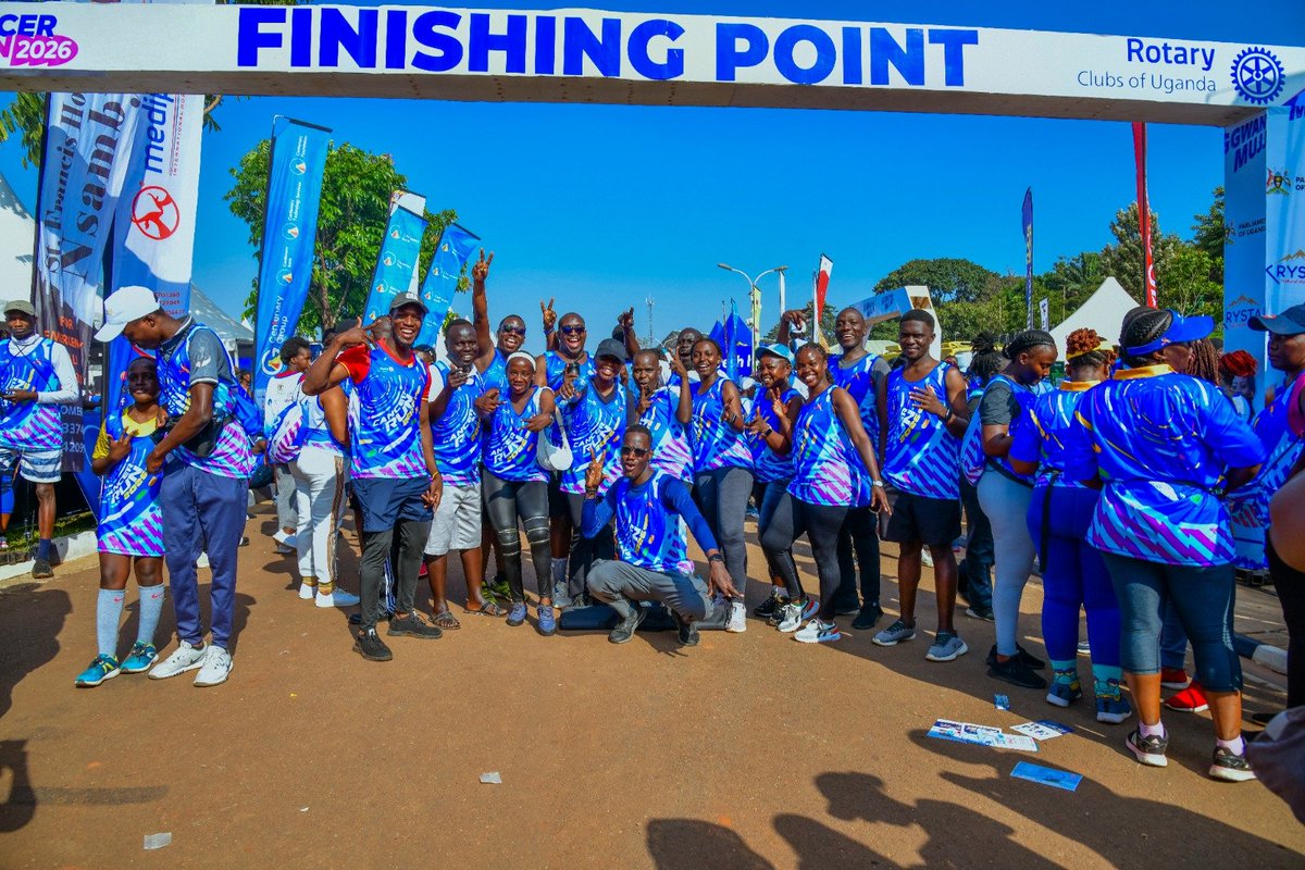 bayloruganda's tweet photo. WE RUN WITH PURPOSE. 
@bayloruganda showed up at the #CancerRunUg26 to stand together in the fight against cancer and reaffirm our commitment to promoting health and saving lives.
A big thank you to @RCkasangati for warmly welcoming us and hosting us in their tent. https://t.co/N6eNXrjJBV