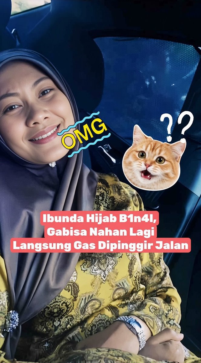 kristantiika1's tweet photo. Ibunda hijab b1n4l, gabisa nahan lagi langsung gas dipinggir jalan 
https://t.co/fOYNmbwyOh

https://t.co/ZIYlfN8oSY

#videy #siecldrive #aceimg https://t.co/KJc8HFgpPn