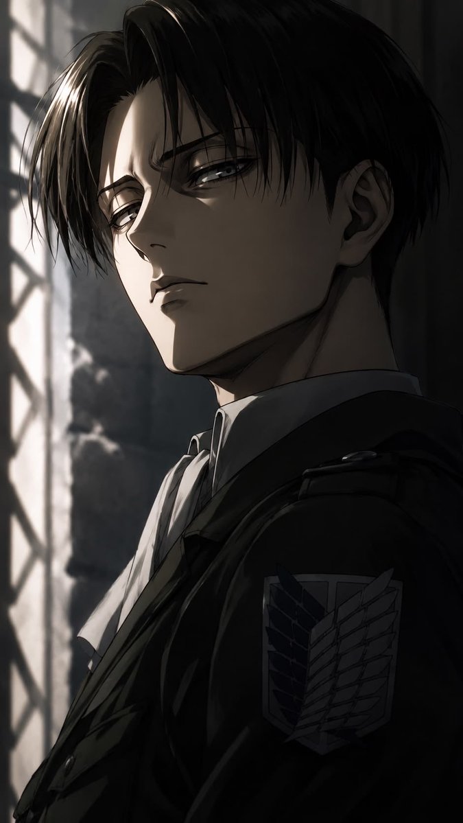 Moonnimmie's tweet photo. My neighbour’s kid said Leo looks like an anime character that he loves…Turns out it was LEVI 😭 https://t.co/qhic20uLgB