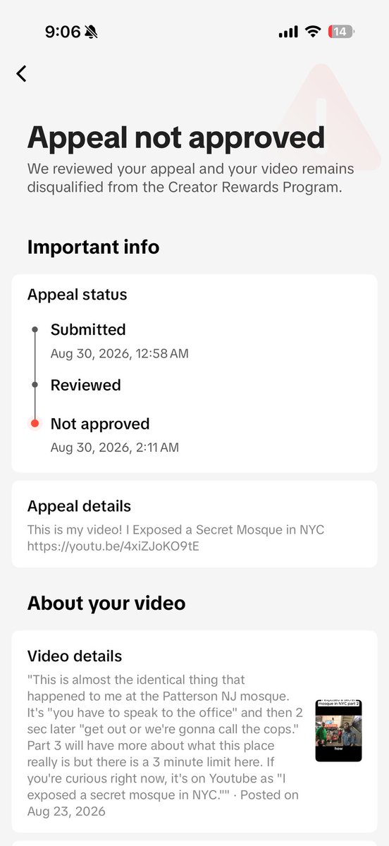 NateFriedman97's tweet photo. On TikTok my videos are continuing to get taken down. They say it’s for originality but it’s literally my video.

People ask me how did young people go toward socialism? A big part of it is TikTok. If pro capitalism accounts continually get censored and banned, then you’ll see our nation’s young people continue to go toward socialism.

If someone like AOC wins in the next 10-20 years, it’ll be because of things like this. Young people are going toward socialism because in many cases it’s the only perspective they’re being shown. This is a five alarm fire for the country.