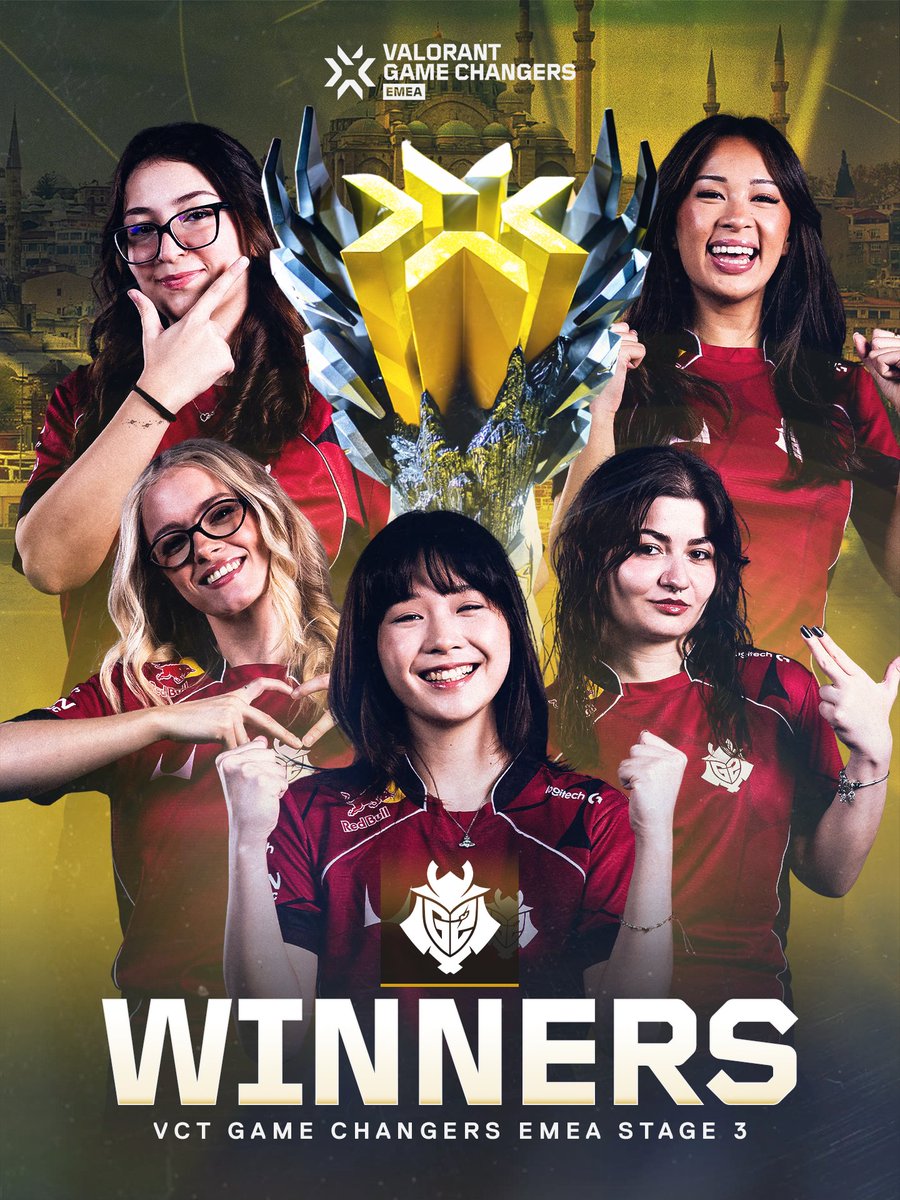 vct_emea's tweet photo. THEY RECLAIM THEIR THRONE 🏆

G2 Gozen are your Game Changers EMEA Stage 3 winners! https://t.co/xHEra20J4x