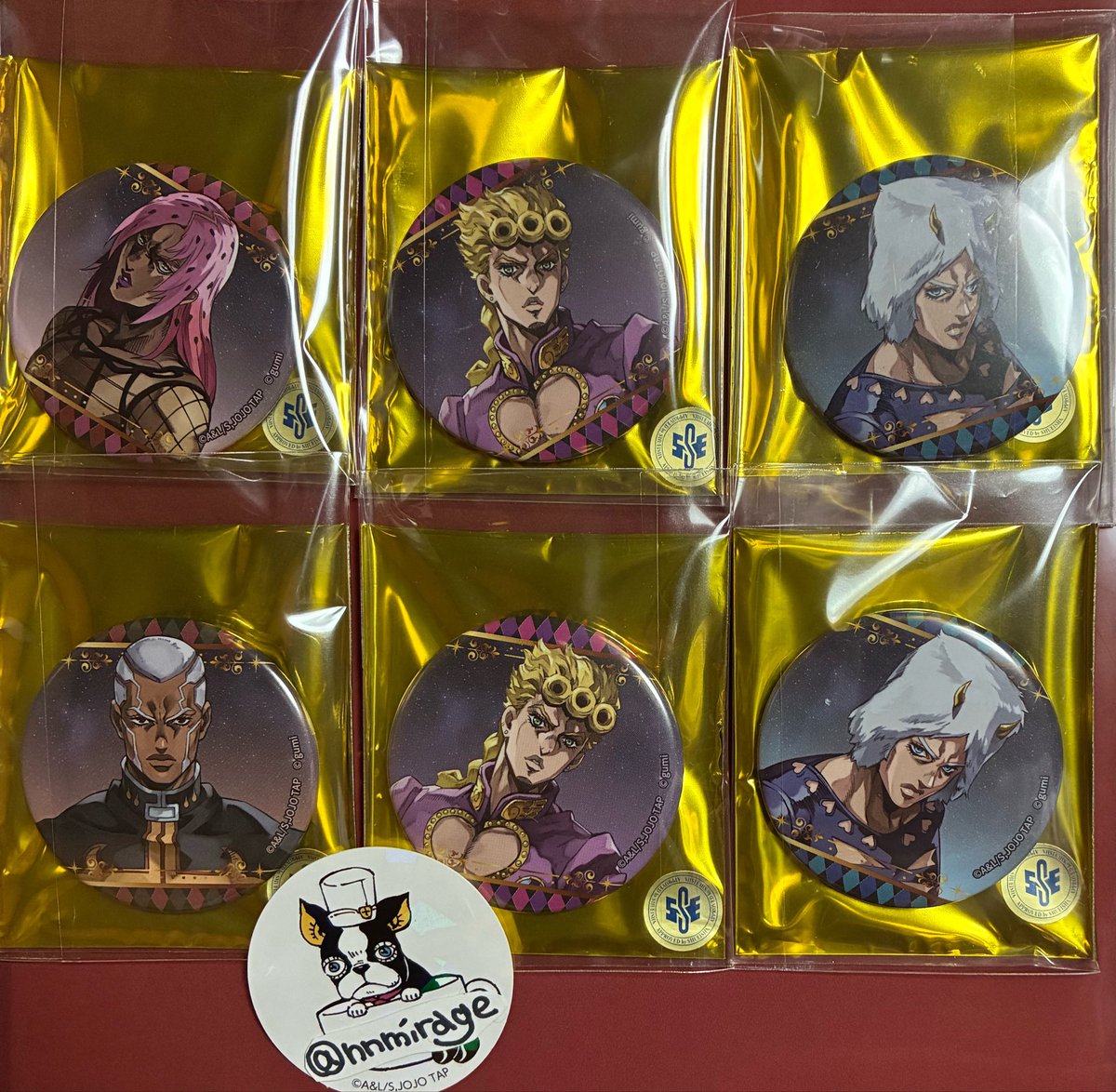 nnmirage's tweet photo. 交換募集
オラドラ ジョジョ 
キャラバッジ ユニット 缶バッジ

出➞画像
ジョルノ2  ウェザー2 
プッチ ディアボロ

求➞同種 仗助

郵送での交換となります。

ジョルノは纏めてのお声かけだと大変助かります。🙇‍♂️💦

よろしくお願い致します。 https://t.co/c0WNTwMwSw
