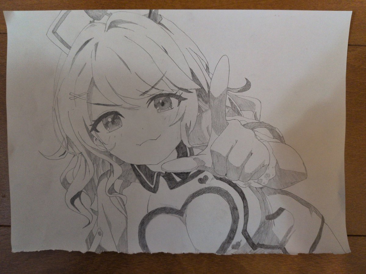 humboldt523kuri's tweet photo. ナースレイラをシャーペンのみで描いてみました
少し難しかったけど推しが描けて幸せ🥰
(ハッシュタグは恥ずかしいのでつけません) https://t.co/9NPcIxv9JM