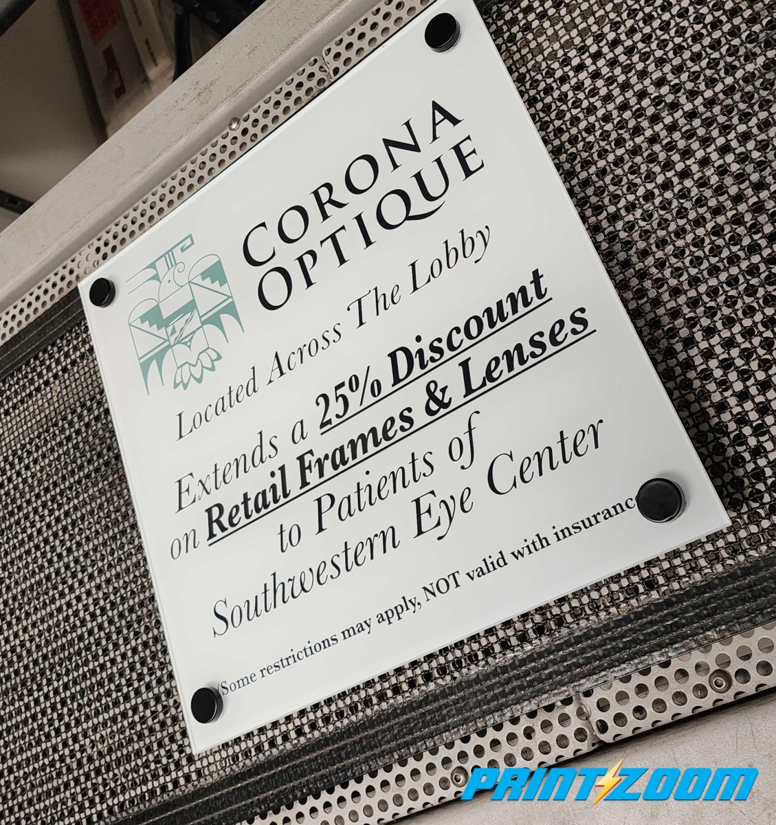 PrintInAFlash's tweet photo. Eye-catching, clean, and professional signs for Corona Optique. Bold, polished, and built to stand out.

Thank you Corona Optique for trusting us!

👉 Need custom signs? Let’s get started! 

#Sign #businessprinting #life #YumaAZ #PrintZoom #Printinaflash https://t.co/l6eWsWLofi