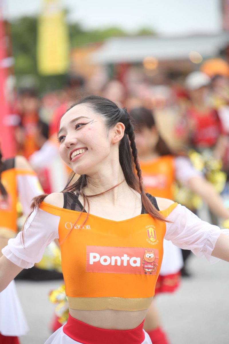 0809_unyo's tweet photo. #チアグラ　#チアグランパス　#トヨスタ　#グランパス　#シャチの大祭典　#ウエルカムパフォーマンス　#nagisa　良い写真撮れたので載せます。 https://t.co/0FcSnJCi5x