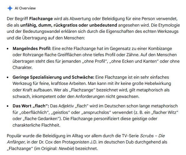 DPadrevecchi's tweet photo. @Alice_Weidel Warum ist der Begriff FLACHZANGE etymologisch und metaphorisch negativ besetzt? 🙂 https://t.co/eMc2Wt3Ei0