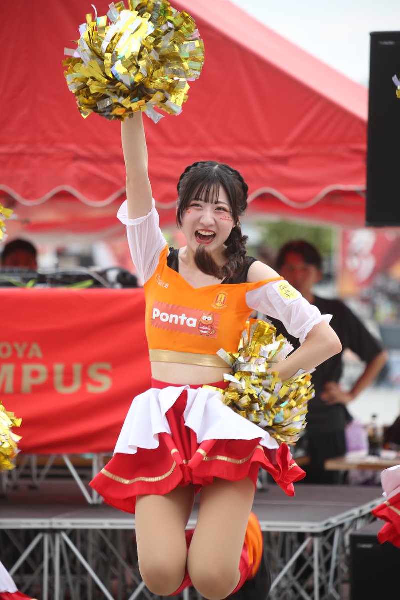 0809_unyo's tweet photo. #チアグラ　#チアグランパス　#トヨスタ　#グランパス　#シャチの大祭典　#ウエルカムパフォーマンス　#nanaka　良い写真撮れたので載せます。 https://t.co/UuTAiwnwGz