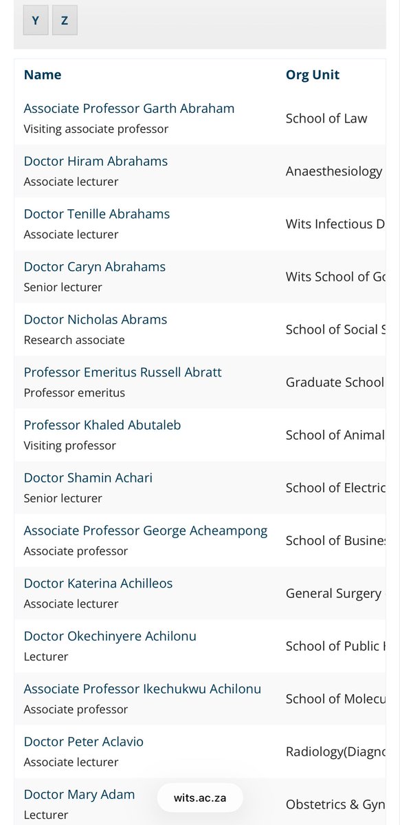RamaphiriMpho's tweet photo. Stop lying @WitsUniversity it’s not the fake news and you know damn well. This is on your website. South Africans are not stupid and gullible people like you think they are . 

HIRE SOUTH AFRICANS @WitsUniversity and stop sidelining them
https://t.co/MK30vQPGA4 https://t.co/bH2C23OGRA