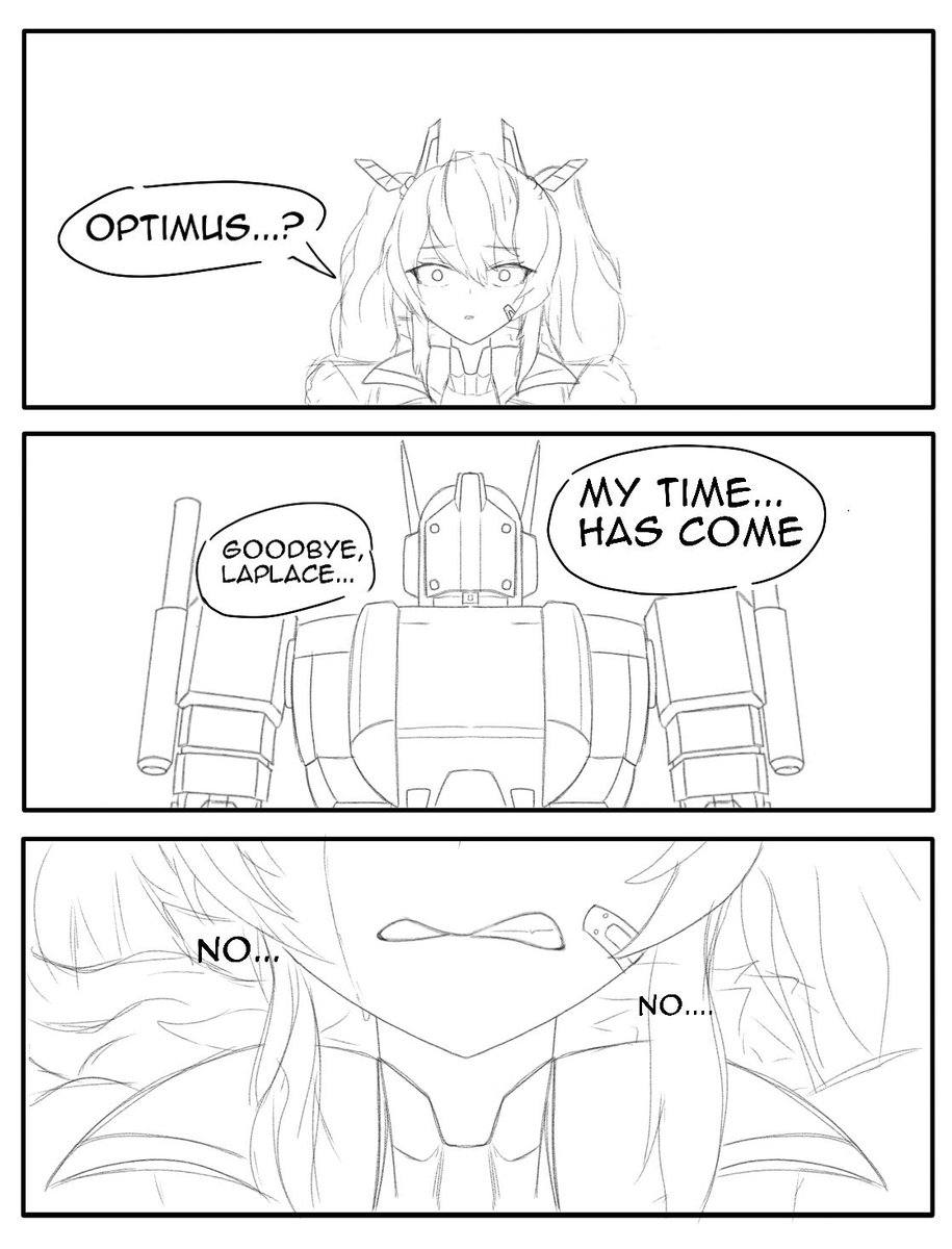 ultdrakefan's tweet photo. “Til all are one…” 

NIKKE x Transformers Comic (1/4)

#NIKKE #Transformers https://t.co/kTiYBdFpiV