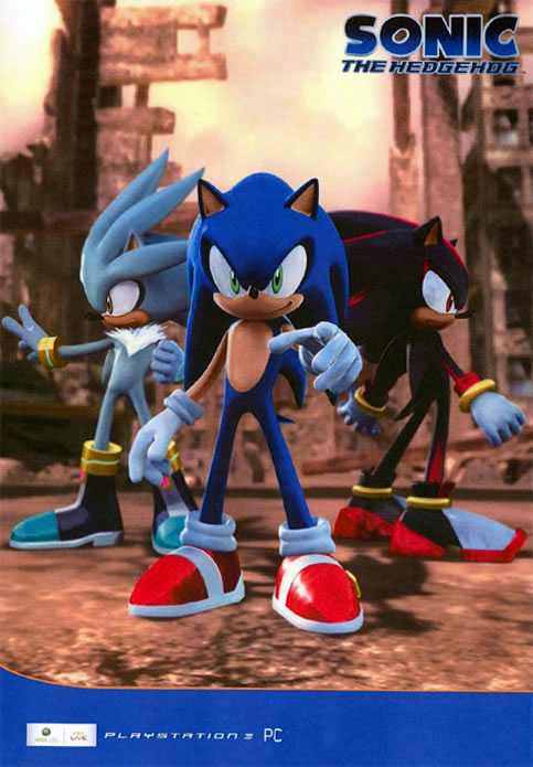 SoaHCity's tweet photo. Sonic the Hedgehog (2006) E3 2006 official promotional art. #SonicTheHedgehog https://t.co/bblHV9PdB1