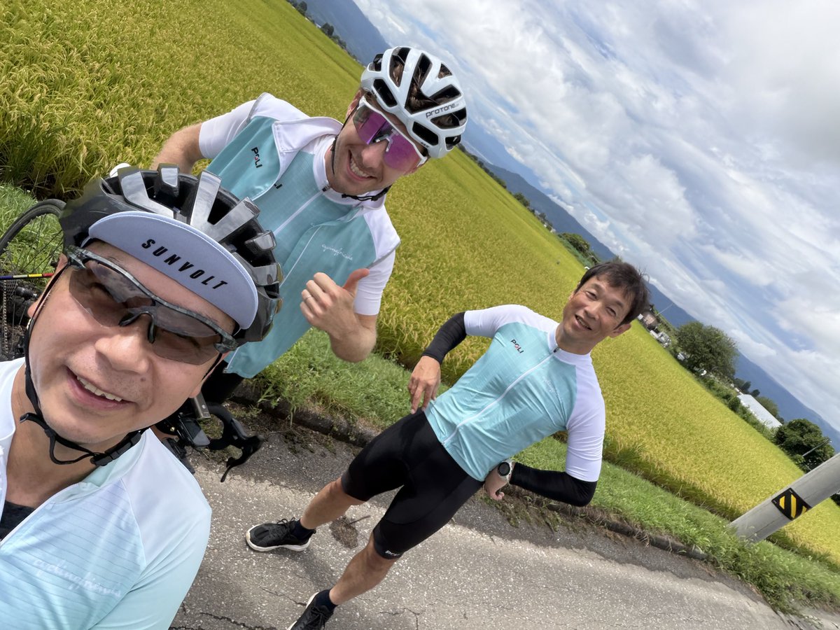 terrysg9cfujiko's tweet photo. と言う事で誕生日に良い思い出になるライドでした☺️
そしてまさかのツアー参加者さんとマニアックな釣りバナで盛り上がるなんて嬉しい1日だったよ!!
#CyclingFriends #ゴールデンアルプスパノラマライド https://t.co/necNuSRkLM