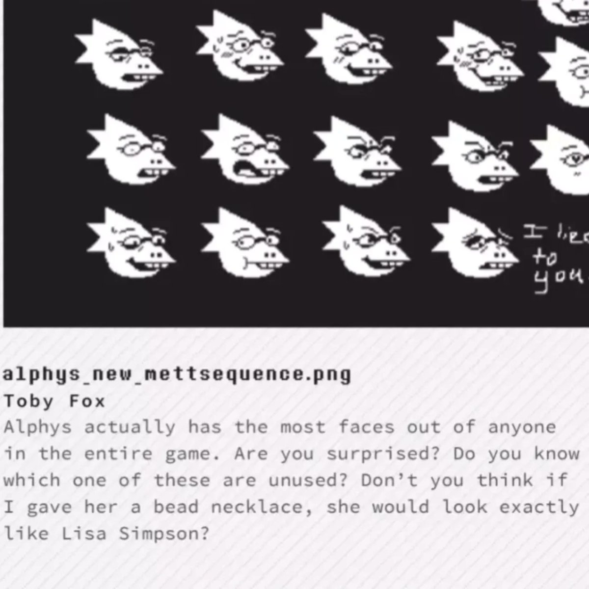 dorkishapril's tweet photo. @greenandblueyay Toby fox keeps brining up what inspired her looks and I hope he never stops it's funny like thank you very much for reminding me toby https://t.co/U4W9Ife2CP