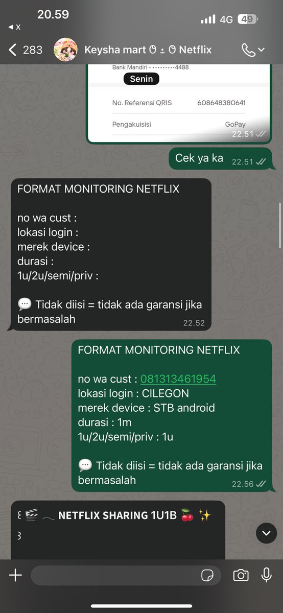 Jennairajune's tweet photo. BARU BANGET KENA TIPUU SELLER NETFLIX TUMBEN BANGETT🤣🤣 AKHIRNYA KEJADIAN. HATI HATI YA GUYSSS @nhaoireii 
Bersembunyi dibalik SNK “WAJIB KIRIM SS LOGIN” tapi gak kasih tau customer jika tdk kirim SS LOGIN AKAN GADAPET GARANSI. 
Sedangkan gue udh isi form garansi🤣 https://t.co/L57c63fp1g