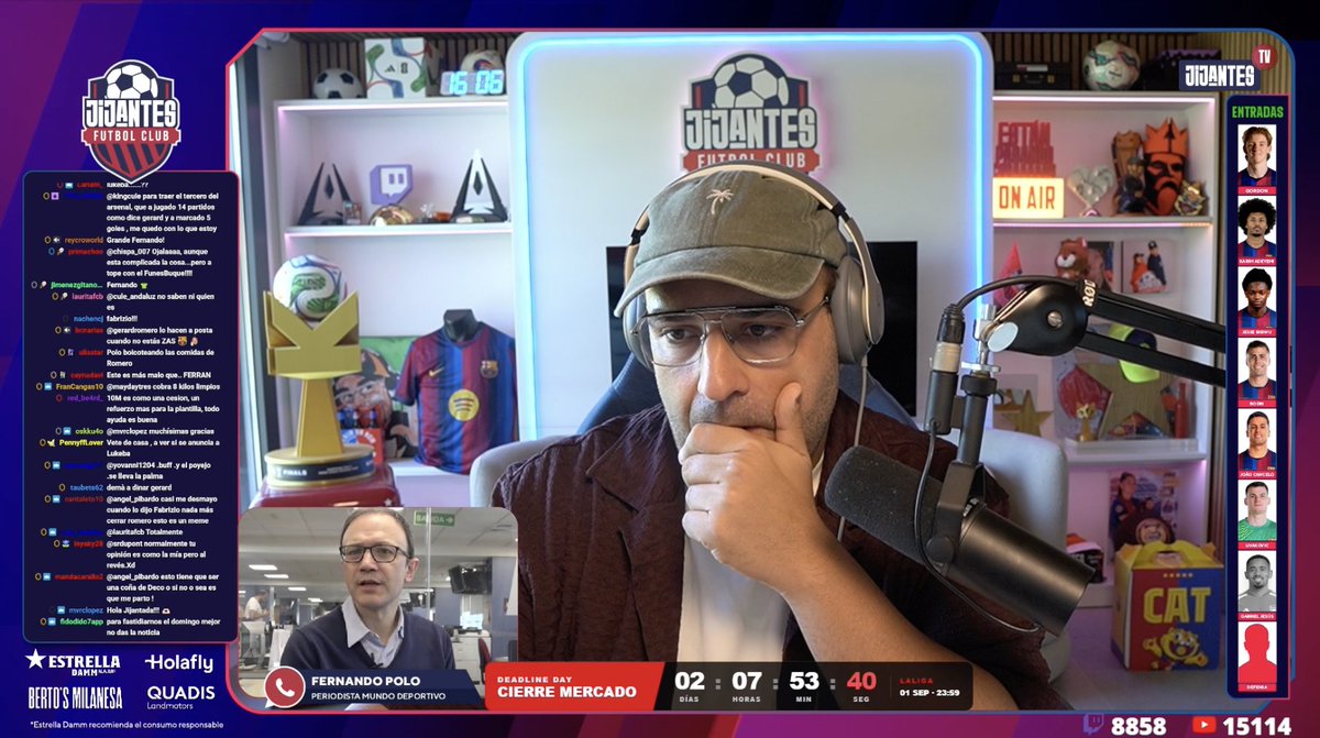 JijantesFC's tweet photo. 📺 DIRECTO @JijantesFC

💥 @ffpolo: "No es el 9 que querían, pero te hace falta este perfil. Si le cuadra y hay opciones, pues ya tienes a un nueve puro. Que vayan a fichar a Gabriel, no quiere decir que vayan a dejar a Julián".

🔗 https://t.co/JF7sX4F4Aa https://t.co/Q31mfllqrn