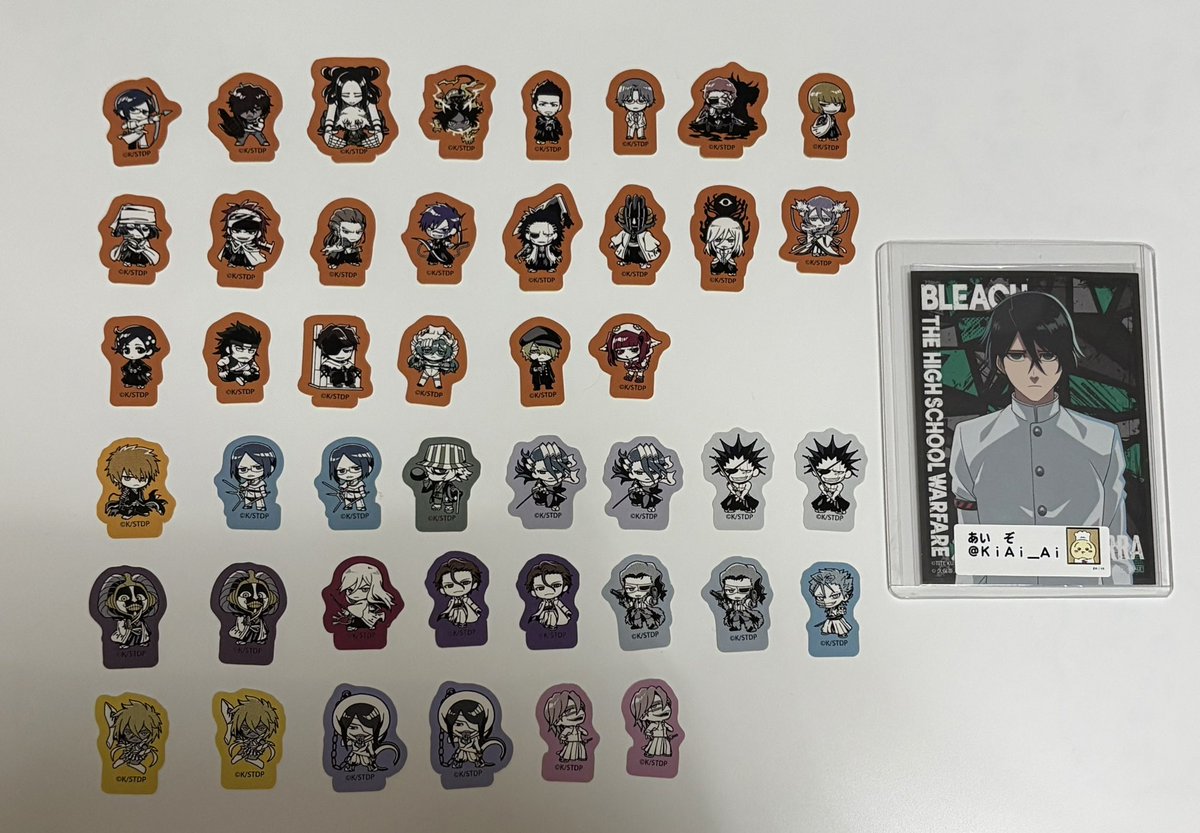 KiAi_Ai's tweet photo. 【交換･買取】BLEACH
MONOCOLOR POPUP SHOP
THEキャラ
フレークシール

(譲)画像のもの

(求)井上織姫 or 1枚67円

⚠️フレークシール単体の郵送不可
他のお取引予定のものと合わせて郵送or手渡しのみ
⚠️買取はこちら指定のもの同数

池袋~渋谷駅区間手渡し>>郵送

よろしくお願いいたします🙇‍♀️ https://t.co/sWeuUXECdQ