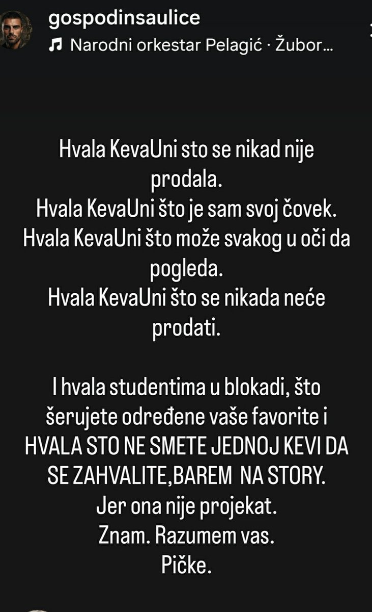 Danieladnmt's tweet photo. Evo ga opet tripozni, koji je umislio da je Bog i batina! Glavni bot i pljuvač studenata,  Hej @studentblokade da li vidite ovu amebu? Ajde Vladimire, ti lepo sa svojom ekipom,  prvo ćacilelnd srusi, vrati Kosovo, pa onda pljuj po deci. Sikter vise Vladimire https://t.co/bcJIiTcJg1