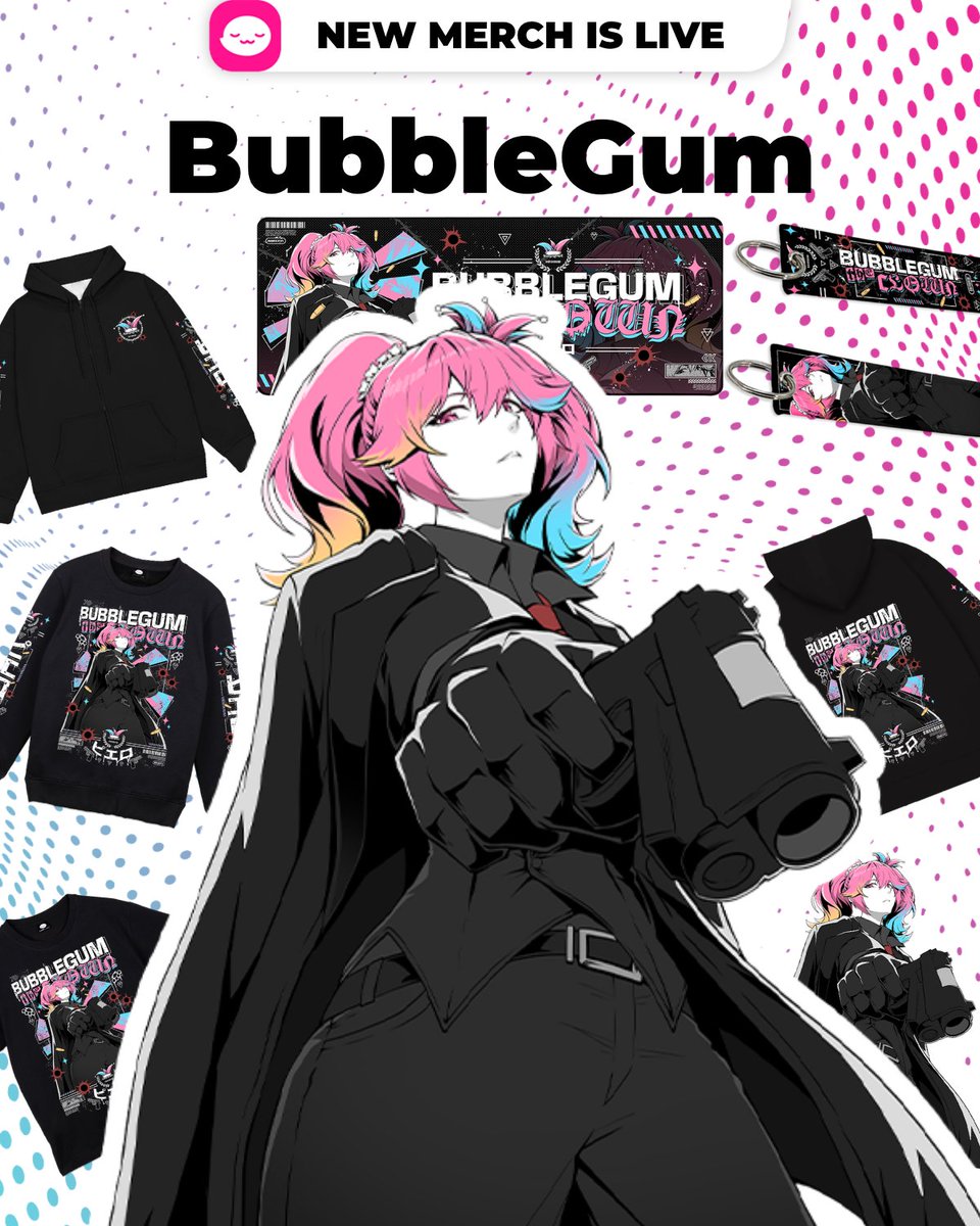 BubbleGumClown1's tweet photo. NEW MERCH DROP!

I’m so excited to finally announce new merch, this time based on my mafia outfit!

I’ve been looking forward to sharing this one for SO long, because honestly this is my favorite merch drop yet!

If you’d like to check it out, check out the link in the replies https://t.co/IL15Vh8Jcv