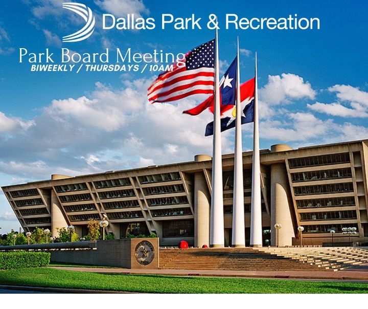 DallasParkRec's tweet photo. #DallasParks will have a Board meeting Thursday at 10am! Speaker registration must be completed Wednesday by 12pm.

¡#DallasParks celebrará una reunión de la Junta de Parques el jueves a las 10am! ¡La inscripción de ponentes debe completarse el miércoles antes de las 12p.m. https://t.co/8H8a9Tlg6n