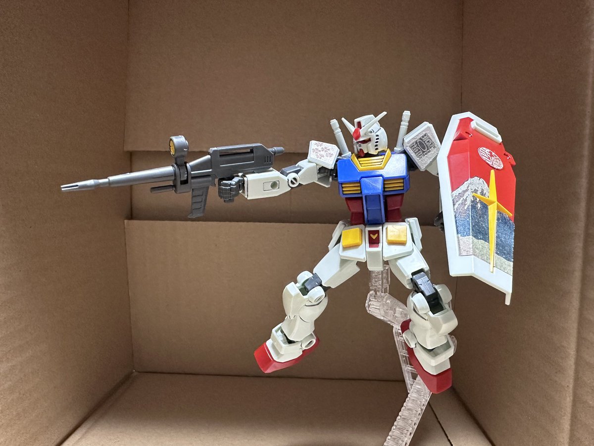 spacesonic13's tweet photo. ガンダム［浮世絵パッケージver.］完成
#ガンプラ https://t.co/eb1GuMYft0