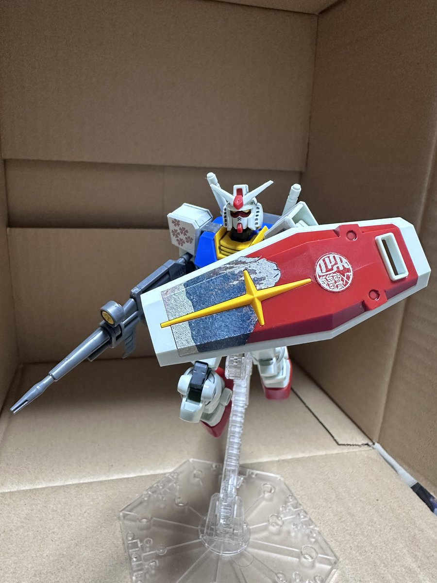 spacesonic13's tweet photo. ガンダム［浮世絵パッケージver.］完成
#ガンプラ https://t.co/eb1GuMYft0