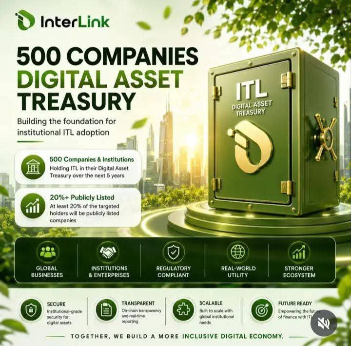 mamatab448's tweet photo. Securing the foundation for a more inclusive digital economy. 🚀🟢
​#InterLink #ITLG #ITL #10milionlinkers
#CryptoTreasury #Web3 #InstitutionalCrypto #FinTech #DeFi https://t.co/XBD04Z61zP