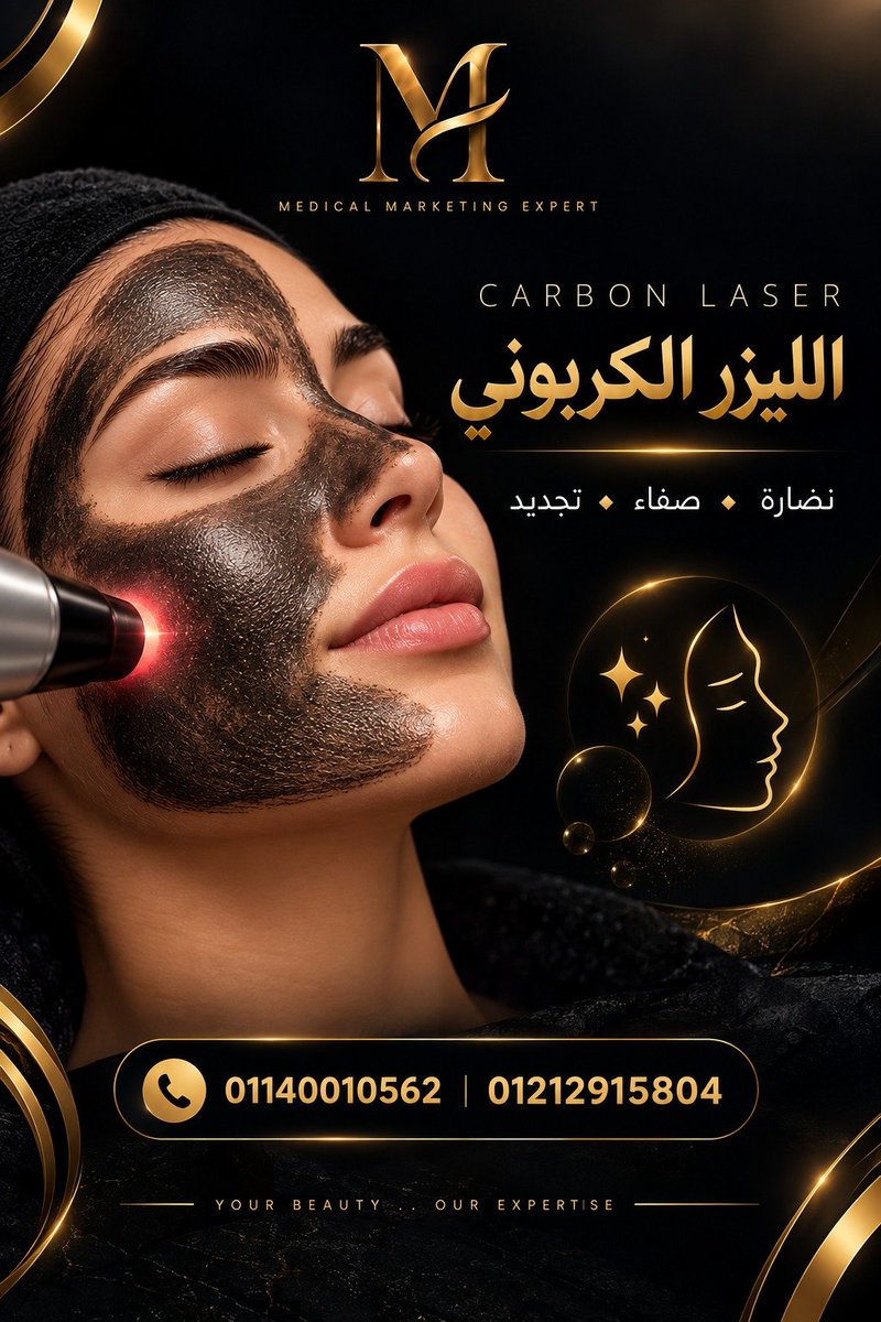 HMhmdyn23478's tweet photo. ✨ CARBON LASER | الليزر الكربوني ✨

لأن الف��امة تبدأ من بشرة نضرة…
نقاء • إشراقة • تجديد

امنحي بشرتك اللمسة التي تستحقها 🤍✨

📞 01140010562 | 01212915804

#الليزر_الكربوني #CarbonLaser #نضارة_البشرة #عناية_فاخرة https://t.co/fmz9OiUyWs