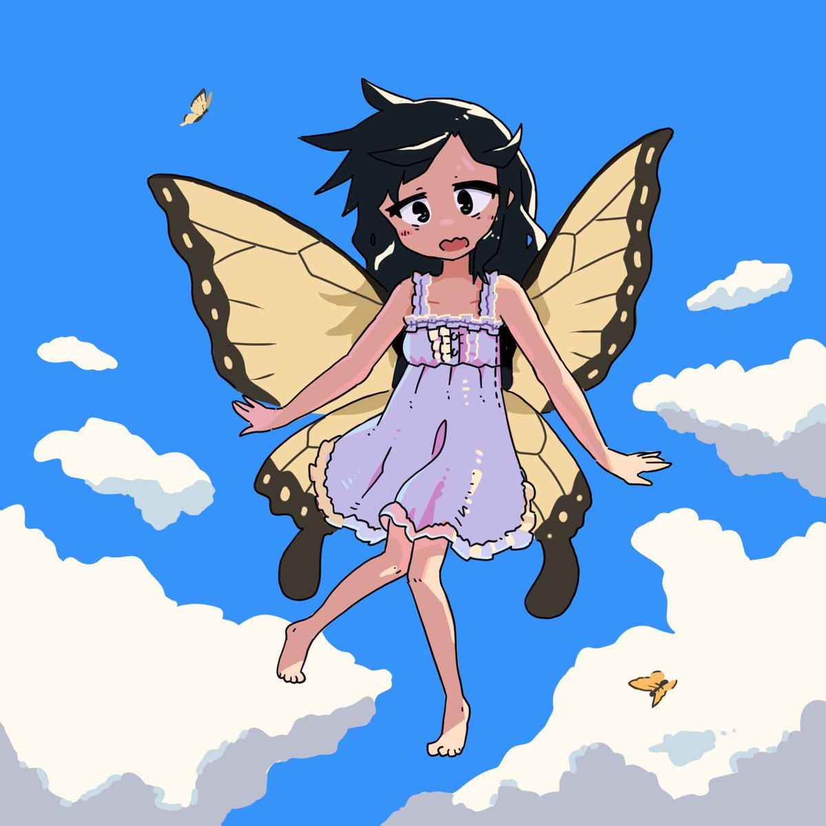 edodayoo's tweet photo. 定番ですね #背景が青い空と白い雲貼ってね見た人もやってねお願い https://t.co/Rtk6luP9o9