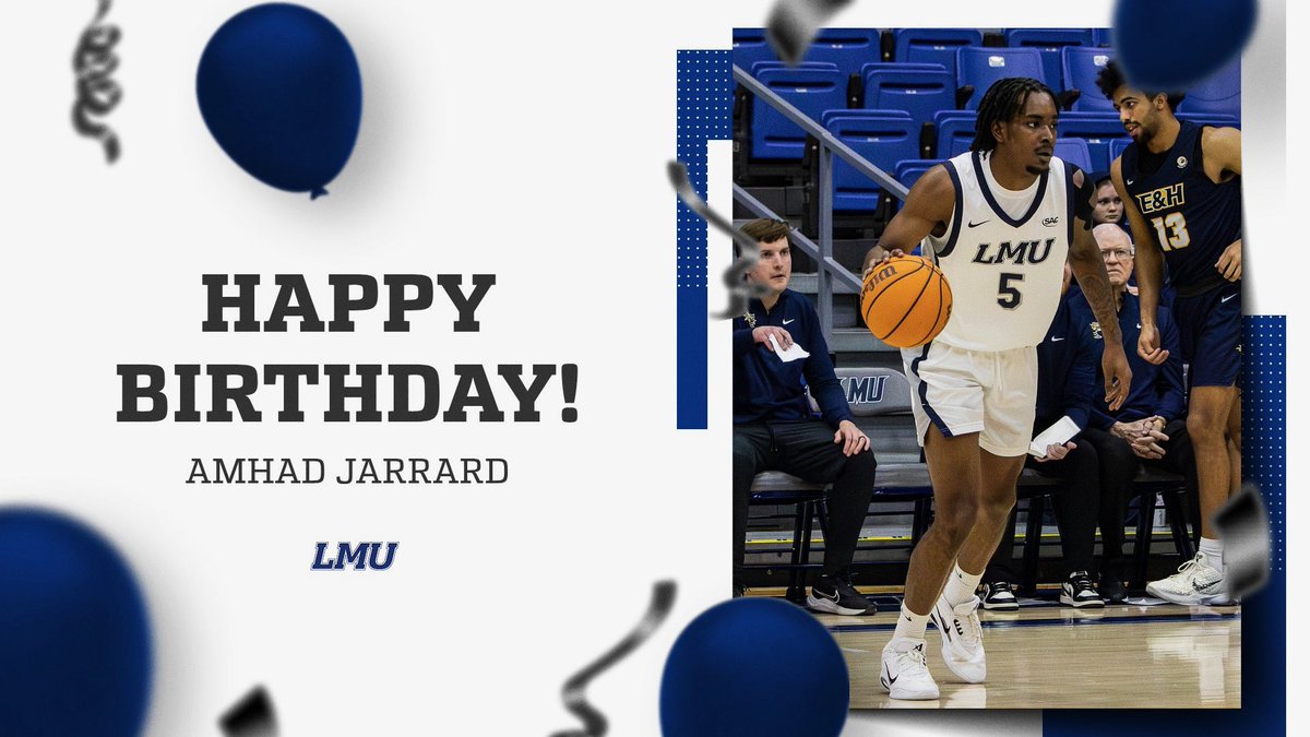LMUMBB's tweet photo. Railsplitter Fans!

Join us in wishing Senior Guards,Amhad Jarrard and Armon Jarrard, a Happy Birthday! https://t.co/kkSU9fb5UQ
