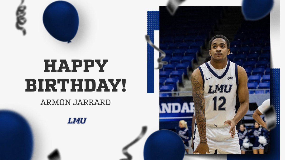 LMUMBB's tweet photo. Railsplitter Fans!

Join us in wishing Senior Guards,Amhad Jarrard and Armon Jarrard, a Happy Birthday! https://t.co/kkSU9fb5UQ