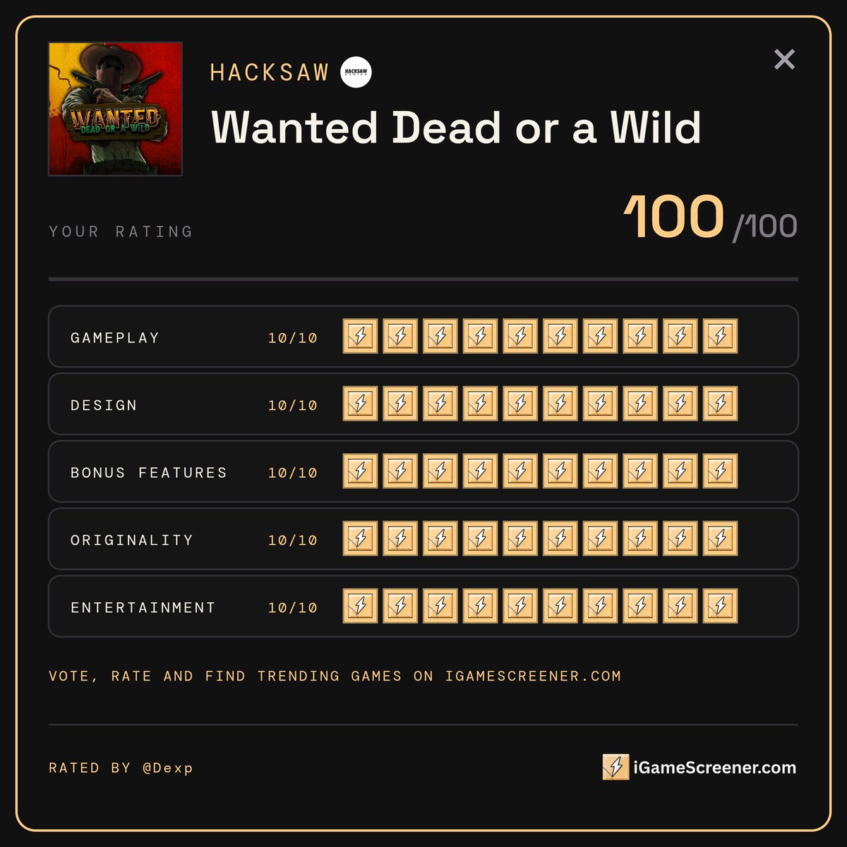 adenijidada77's tweet photo. One of my best games no doubt

@iGameScreener https://t.co/XAviPsW7Vq