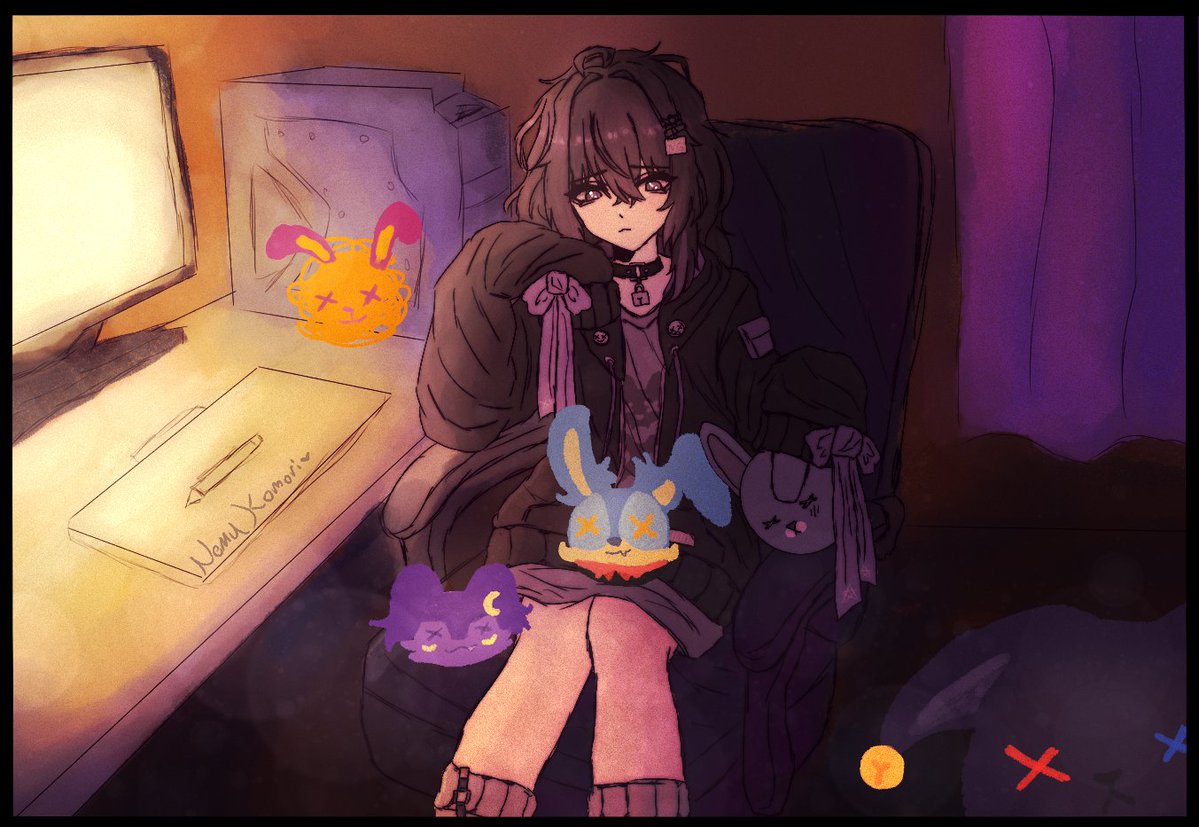 NemuKomoriVt's tweet photo. Been working on a lot of things for my debut in the near future~ I'm so thankful for my mod team's support and look forward to starting <3! https://t.co/HMmXCoE88r