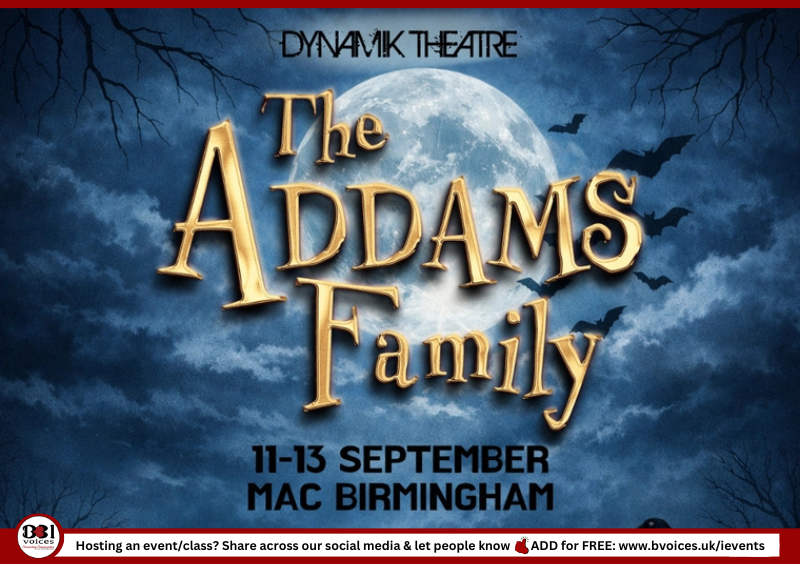 B31Voices's tweet photo. #SWBrumEVENTS – The Adams Family 🖤🎭🎶
INFO/BOOK: 👉👉 https://t.co/NSZZhqFA7Q
📅 Fri 11 – Sun 13 Sept
🕖 Fri & Sat 7.30pm / Sat & Sun 2.30pm
📍 Midlands Arts Centre - #Birmingham
ℹ️ 🖐️ invites you to a creepy & kooky hilarious musical!🎶
-
#BirminghamUK
#Dynamik https://t.co/uU8DTrTaW3