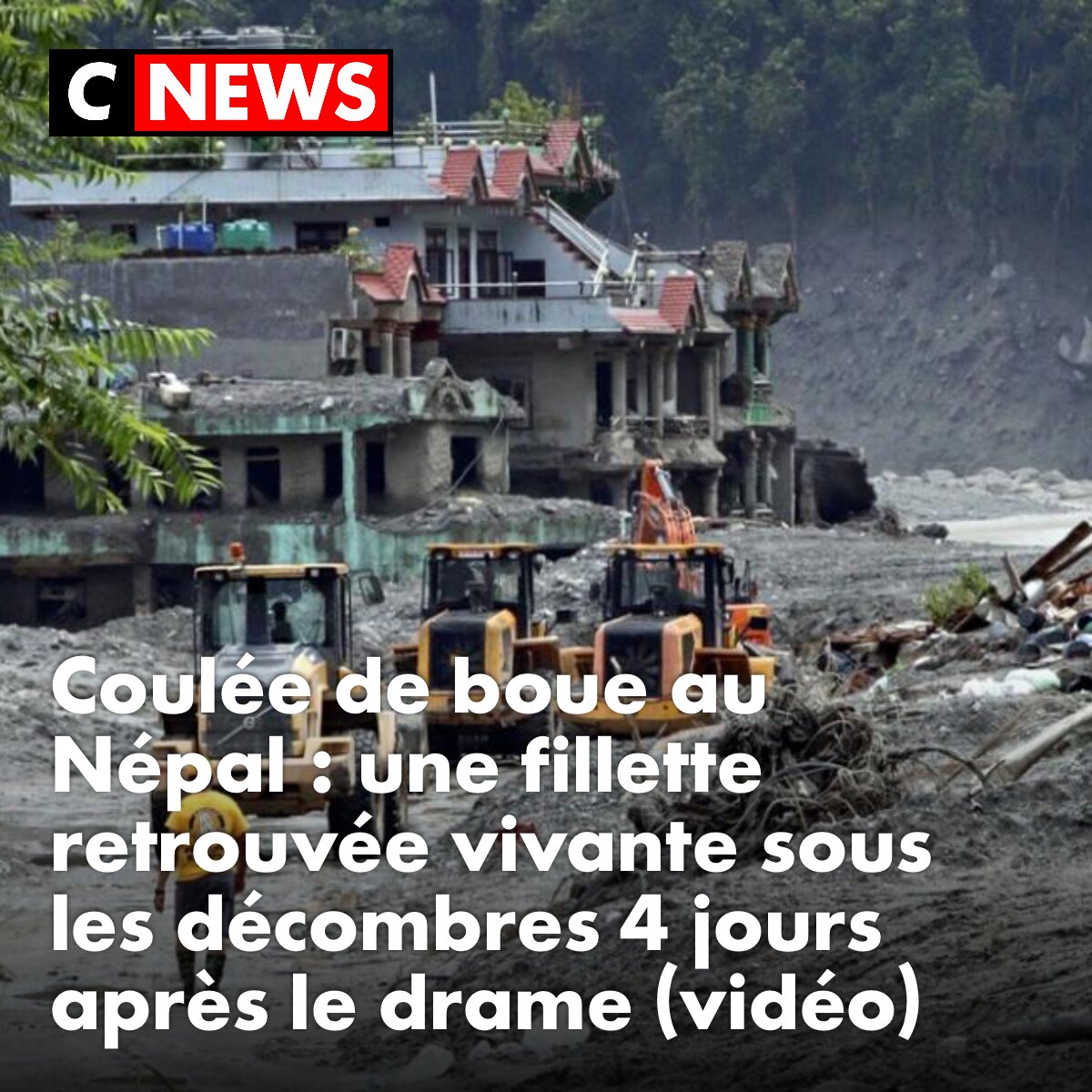 CNEWS's tweet photo. Une miraculée. ➡️ https://t.co/ORgG0GdUtA https://t.co/leOJbRZwkD